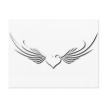 Flying Heart postcards
