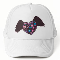 Flying Heart - Violet hats by EveStock Flying Heart - Violet hats