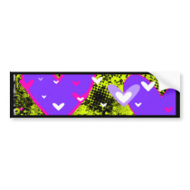 Flying Hearts bumper stickers