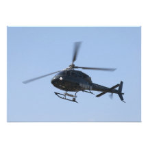 Flying helicopter personalized announcements