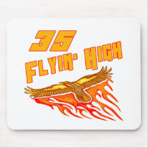 Flying High 35th Birthday Gifts Mouse Pads