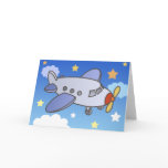 Flying High Airplane Greeting Cards