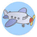 Flying High Airplane Stickers by konceptskids Flying High Airplane Stickers