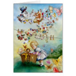 "Flying High" Alice in Wonderland Inspired card cards