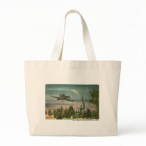 Flying High Over Old Chapel Tote Bags