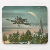 Flying High Over Old Chapel Mouse Pad