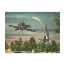 Flying High Over Old Chapel Postcards