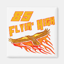 Flying Hight 85th Birthday Gifts Refrigerator Magnet