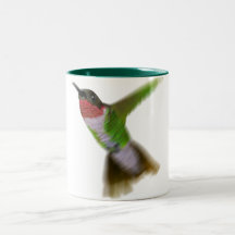 Flying Hummingbird Coffee Mug
