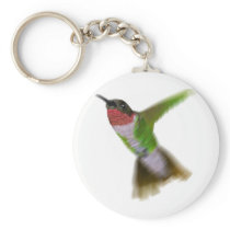 Flying Hummingbird Keychain