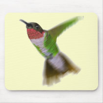 Flying Hummingbird Mouse Pads