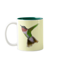 Flying Hummingbird Mugs
