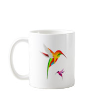 Flying Hummingbirds Coffee Mugs
