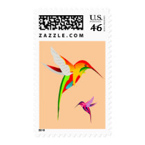 Flying Hummingbirds Postage