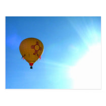 Flying in the sunlight postcards