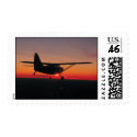Flying into the sunset Postage Stamp stamp