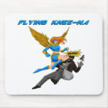 Flying Knee-Na Mousepad