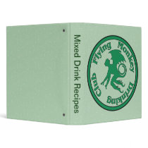 Flying Monkey Drinking Club Vinyl Binders