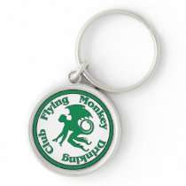 Flying Monkey Drinking Club Keychain