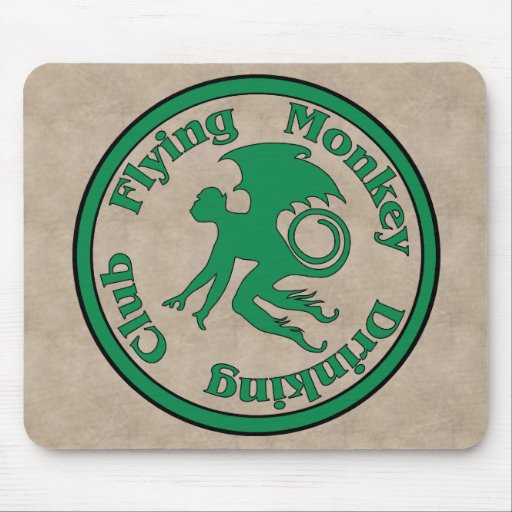 Flying Monkey Drinking Club Mousepads