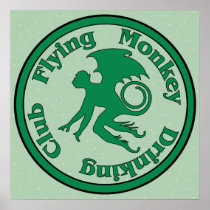 Flying Monkey Drinking Club Posters