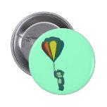 flying monkey : hot air balloon pins