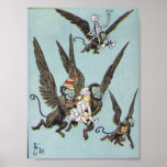 Flying Monkeys Color Print