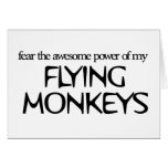 Flying Monkeys Greeting Card
