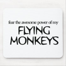 Flying Monkeys mousepads by alternateworlds Flying Monkeys mousepads