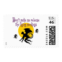 Flying Monkeys Postage Stamp