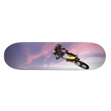 FLYING MOTORCYCLE CUSTOM SKATEBOARD