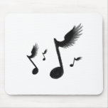Flying Notes Mouse Pad