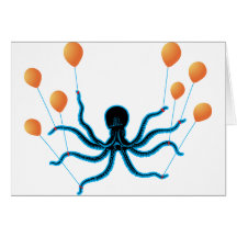 Flying Octopus Cards