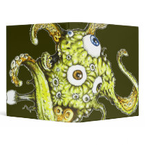 Flying Octopus Eyeball..........Thing Vinyl Binder