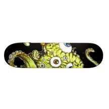 Flying Octopus Eyeball..........Thing Skate Decks