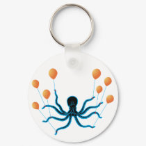 Flying Octopus keychains by CityRoyalty Flying Octopus keychains