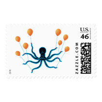 Flying Octopus Stamps