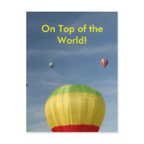 Flying on top of the world! xlta postcards