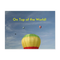 Flying on top of the world! xlta postcards