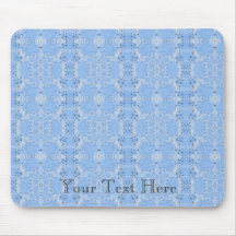 Flying out of Fractal Clouds Pattern Mouse Pads