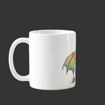 Flying Painted Dragon mug mugs