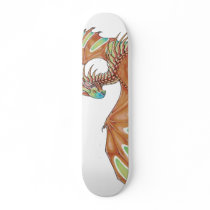 flying painted dragon skateboard