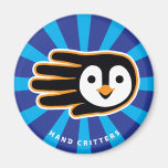 Flying Penguin Hand Magnet