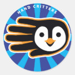 Flying Penguin Hand Stickers