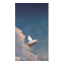 flying pig business card