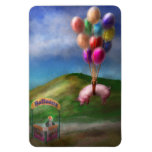 Flying Pig - Child - How I wish I were a bird Rectangle Magnet