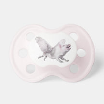 Flying Pig Creative Baby Shower Pacifier Decorate