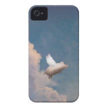 flying pig Custom iPhone 4/4S Case Case-Mate iPhone 4 Case