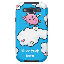 Flying pig dances on clouds casemate cases