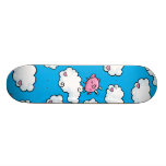 Flying pig dances on clouds skateboard decks